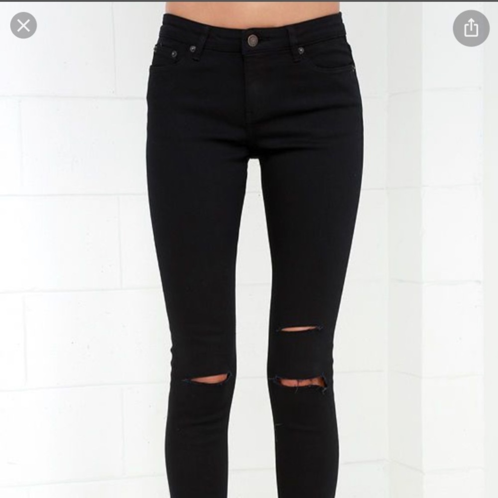 Obey Lean & Mean Classic Black Skinny Jeans